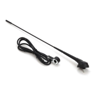 Amio - ΚΕΡΑΙΑ ΟΡΟΦΗΣ ΜΑΥΡΗ 40cm Φ5mm ΜΕ ΚΑΛΩΔΙΟ 2,3m - 1 τεμ. (01297/AM)