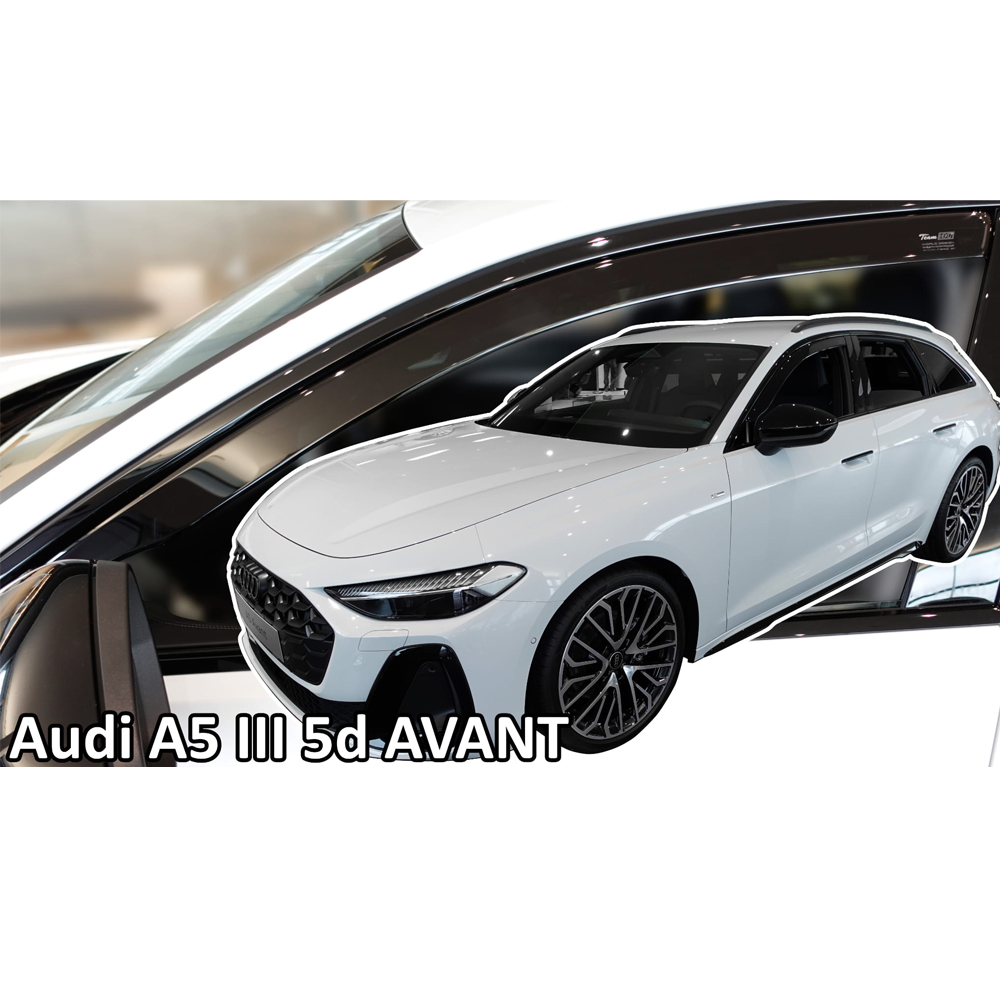 ΑΝΕΜΟΘΡΑΥΣΤΕΣ ΓΙΑ AUDI A5 B10 5D 2024+ ΖΕΥΓΑΡΙ ΑΠΟ ΕΥΚΑΜΠΤΟ ΦΙΜΕ ΠΛΑΣΤΙΚΟ HEKO – 2 ΤΕΜ