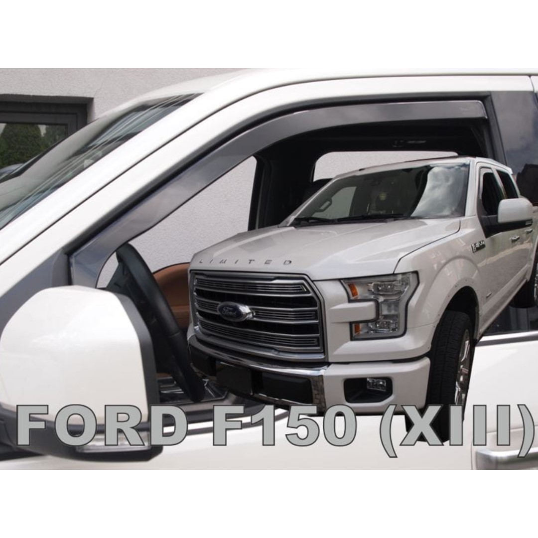ΑΝΕΜΟΘΡΑΥΣΤΕΣ ΓΙΑ FORD F150 4D 2014+ ΖΕΥΓΑΡΙ ΑΠΟ ΕΥΚΑΜΠΤΟ ΦΙΜΕ ΠΛΑΣΤΙΚΟ HEKO – 2 ΤΕΜ.