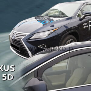 ΑΝΕΜΟΘΡΑΥΣΤΕΣ ΓΙΑ LEXUS RX 5D 2016+   ΖΕΥΓΑΡΙ ΑΥΤΟΚΙΝΗΤΟΥ ΑΠΟ ΕΥΚΑΜΠΤΟ ΦΙΜΕ ΠΛΑΣΤΙΚΟ HEKO - 2 ΤΕΜ.
