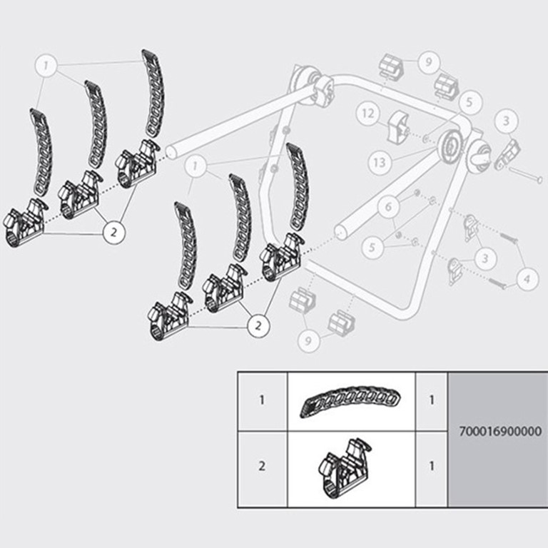 ΚΙΤ ΑΝΤΑΛΛΑΚΤΙΚΗΣ ΔΕΣΤΡΑΣ ΓΙΑ ΒΑΣΗ ΠΟΔΗΛΑΤΟΥ MISTRAL MENABO – 1 ΤΕΜ.
