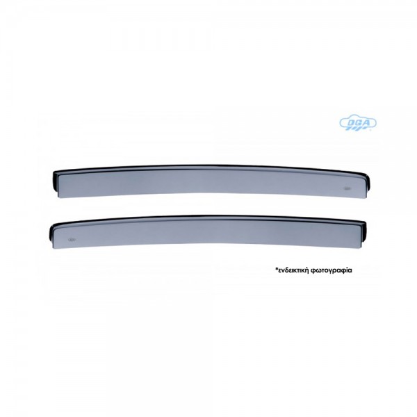 Dga - Ζευγάρι Πίσω Ανεμοθραύστες Για Skoda Kamiq (Nw) 12/2019 > 02/2024 5πορτο / Suv Από Εύκαμπτο Χυτό Ακρυλικό Γυαλί - 2 τεμ. (ANEM.DGA22118R)