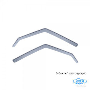 ΖΕΥΓΑΡΙ ΜΠΡΟΣΤΙΝΟΙ ΑΝΕΜΟΘΡΑΥΣΤΕΣ ΓΙΑ TOYOTA HILUX 2D 1984-1989 / TOYOTA HILUX DOUBLE CAB 4D 1984-1989 ΑΠΟ ΕΥΚΑΜΠΤΟ ΧΥΤΟ ΑΚΡΥΛΙΚΟ ΓΥΑΛΙ (CAST ACRYLIC GLASS) DGA - 2 ΤΕΜ.