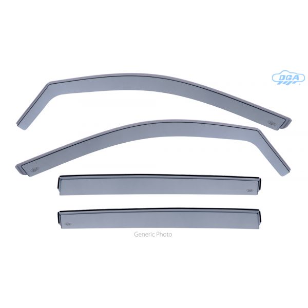 ΣΕΤ ΑΝΕΜΟΘΡΑΥΣΤΕΣ ΓΙΑ HONDA CIVIC 5D 2017-2021 ΑΠΟ ΕΥΚΑΜΠΤΟ ΧΥΤΟ ΑΚΡΥΛΙΚΟ ΓΥΑΛΙ  (CAST ACRYLIC GLASS) DGA – 4 ΤΕΜ.