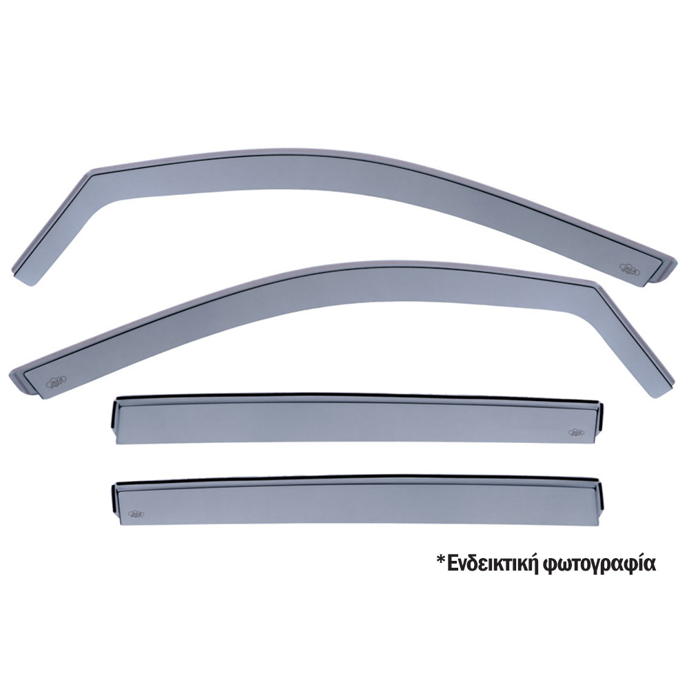 ΣΕΤ ΑΝΕΜΟΘΡΑΥΣΤΕΣ ΓΙΑ VW GOLF 6 5D 2008-2012 ΑΠΟ ΕΥΚΑΜΠΤΟ ΧΥΤΟ ΑΚΡΥΛΙΚΟ ΓΥΑΛΙ (CAST ACRYLIC GLASS) DGA – 4 ΤΕΜ.