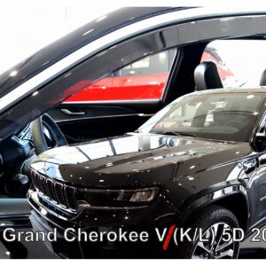 ΑΝΕΜΟΘΡΑΥΣΤΕΣ ΓΙΑ JEEP GRAND CHEROKEE WL 5D 2021+ ΣΕΤ ΑΥΤΟΚΙΝΗΤΟΥ ΑΠΟ ΕΥΚΑΜΠΤΟ ΦΙΜΕ ΠΛΑΣΤΙΚΟ HEKO - 4 ΤΕΜ.