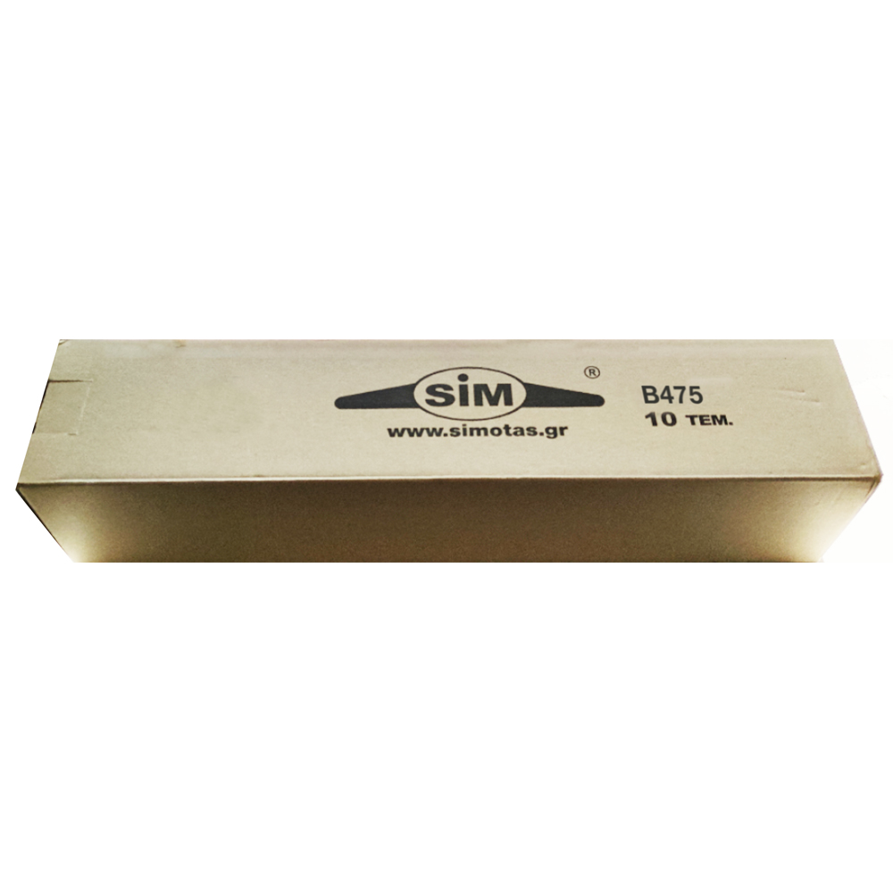 ΜΕΤΑΛΛΙΚΟΣ ΥΑΛΟΚΑΘΑΡΙΣΤΗΡΑΣ SΙΜ BASICFIT 475 mm (ΚΟΥΤΙ 10 ΤΕΜΑΧΙΩΝ) - Image 4