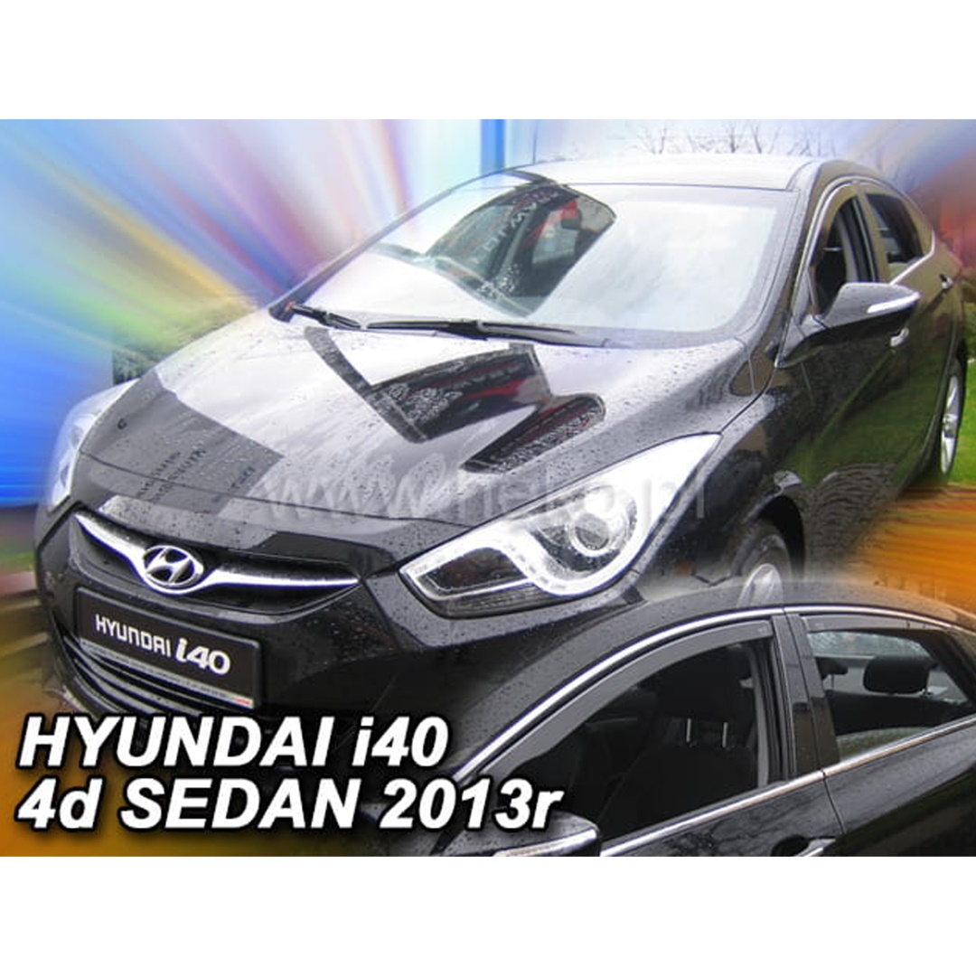 ΑΝΕΜΟΘΡΑΥΣΤΕΣ ΓΙΑ HYUNDAI i40 4D SEDAN 2011+(+OT) ΣΕΤ ΑΥΤΟΚΙΝΗΤΟΥ ΑΠΟ ΕΥΚΑΜΠΤΟ ΦΙΜΕ ΠΛΑΣΤΙΚΟ HEKO – 4 ΤΕΜ.