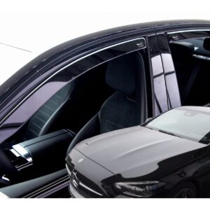 ΑΝΕΜΟΘΡΑΥΣΤΕΣ ΓΙΑ MERCEDES C-KLAS W206 4D 2021+ -  ΣΕΤ ΑΥΤΟΚΙΝΗΤΟΥ ΑΠΟ ΕΥΚΑΜΠΤΟ ΦΙΜΕ ΠΛΑΣΤΙΚΟ HEKO - 4 ΤΕΜ.