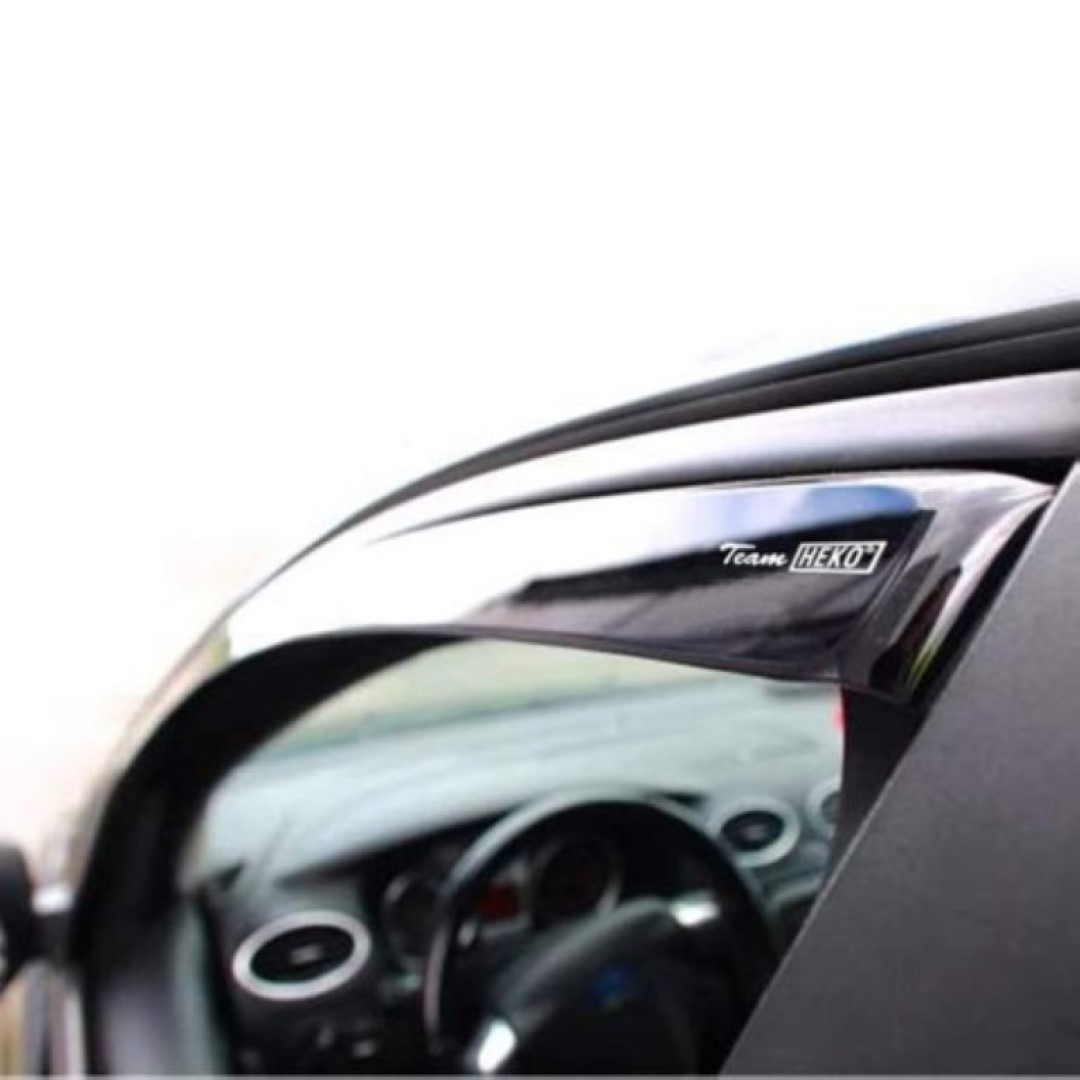 ΑΝΕΜΟΘΡΑΥΣΤΕΣ ΓΙΑ FORD FOCUS MK2 3D 2004-2011 ΖΕΥΓΑΡΙ ΑΠΟ ΕΥΚΑΜΠΤΟ ΦΙΜΕ ΠΛΑΣΤΙΚΟ HEKO - 2 ΤΕΜ.