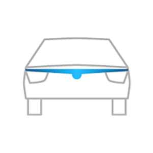 ΑΝΕΜΟΘΡΑΥΣΤΗΣ ΚΑΠΩ ΑΥΤΟΚΙΝΗΤΟΥ ΓΙΑ MITSUBISHI PAJERO 3D/5D 1991-1999 ΑΠΟ ΕΥΚΑΜΠΤΟ ΦΙΜΕ ΠΛΑΣΤΙΚΟ HEKO - 1 ΤΕΜ.