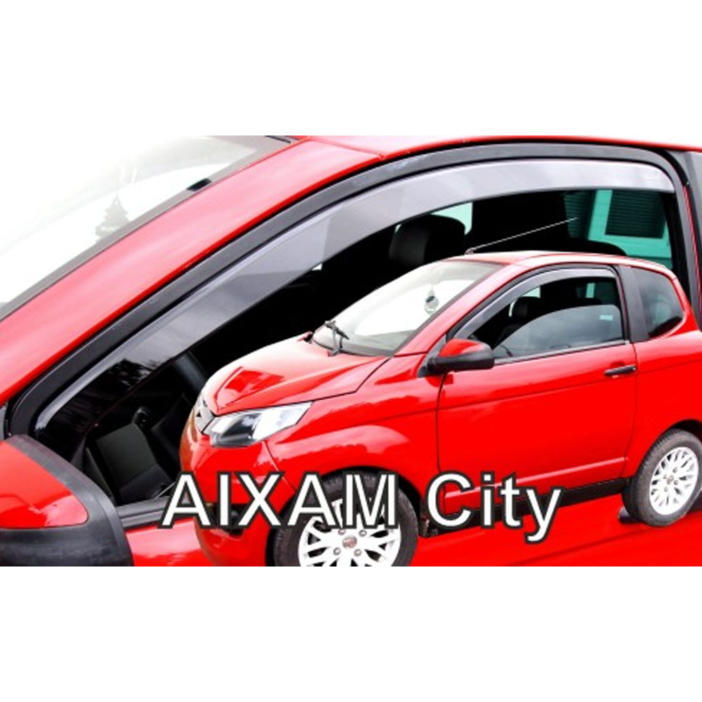 ΑΝΕΜΟΘΡΑΥΣΤΕΣ ΓΙΑ AIXAM CITY / E-CITY / CROSSLINE / CROSSOVER / E-CROSSOVER 3D 2007+ ΖΕΥΓΑΡΙ ΑΠΟ ΕΥΚΑΜΠΤΟ ΦΙΜΕ ΠΛΑΣΤΙΚΟ HEKO – 2 ΤΕΜ.