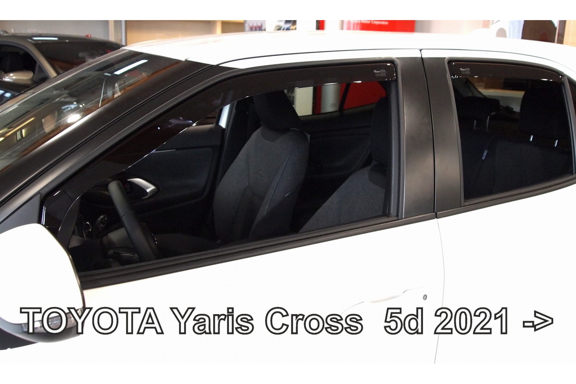 ΑΝΕΜΟΘΡΑΥΣΤΕΣ ΓΙΑ TOYOTA YARIS CROSS 5D 2021+ ΣΕΤ ΑΥΤΟΚΙΝΗΤΟΥ ΑΠΟ ΕΥΚΑΜΠΤΟ ΦΙΜΕ ΠΛΑΣΤΙΚΟ HEKO - 4 ΤΕΜ.