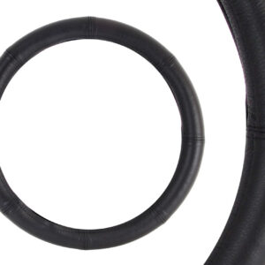 Amio - ΚΑΛΥΜΜΑ ΤΙΜΟΝΙΟΥ ΔΕΡΜΑΤΙΝΟ 42/44CM ΜΑΥΡΟ - 1 τεμ. (01768/AM)