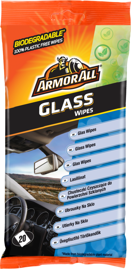 Υγρά μαντηλάκια για τα τζάμια Flow-pack wipes glass 20 τεμ. - Image 2