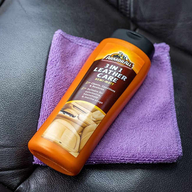 Καθαριστικό δερμάτων 3 in 1 Leather Care Semi Matt 250ml - Image 3