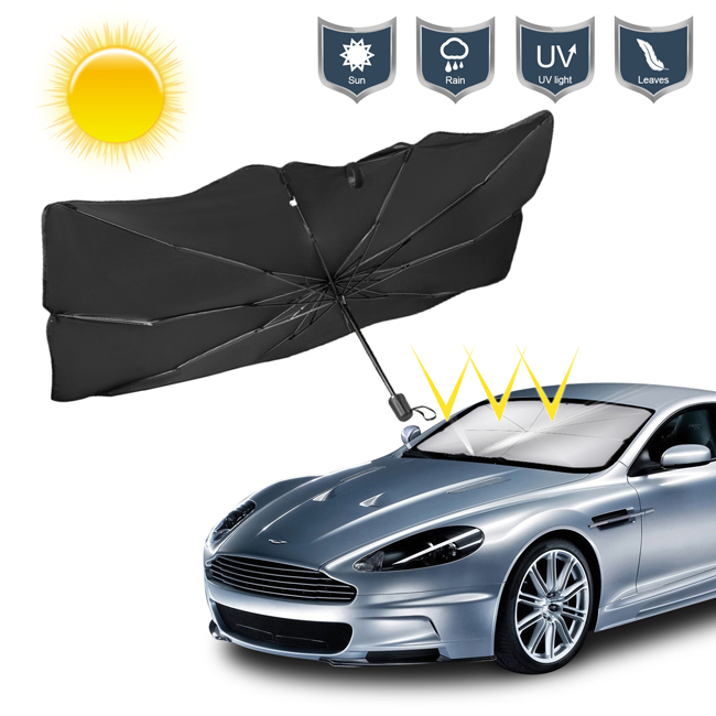 Ηλιοπροστασία Παρμπρίζ “Ομπρέλα” Με Χερούλι Large 145x130x79cm 1Τεμάχιο