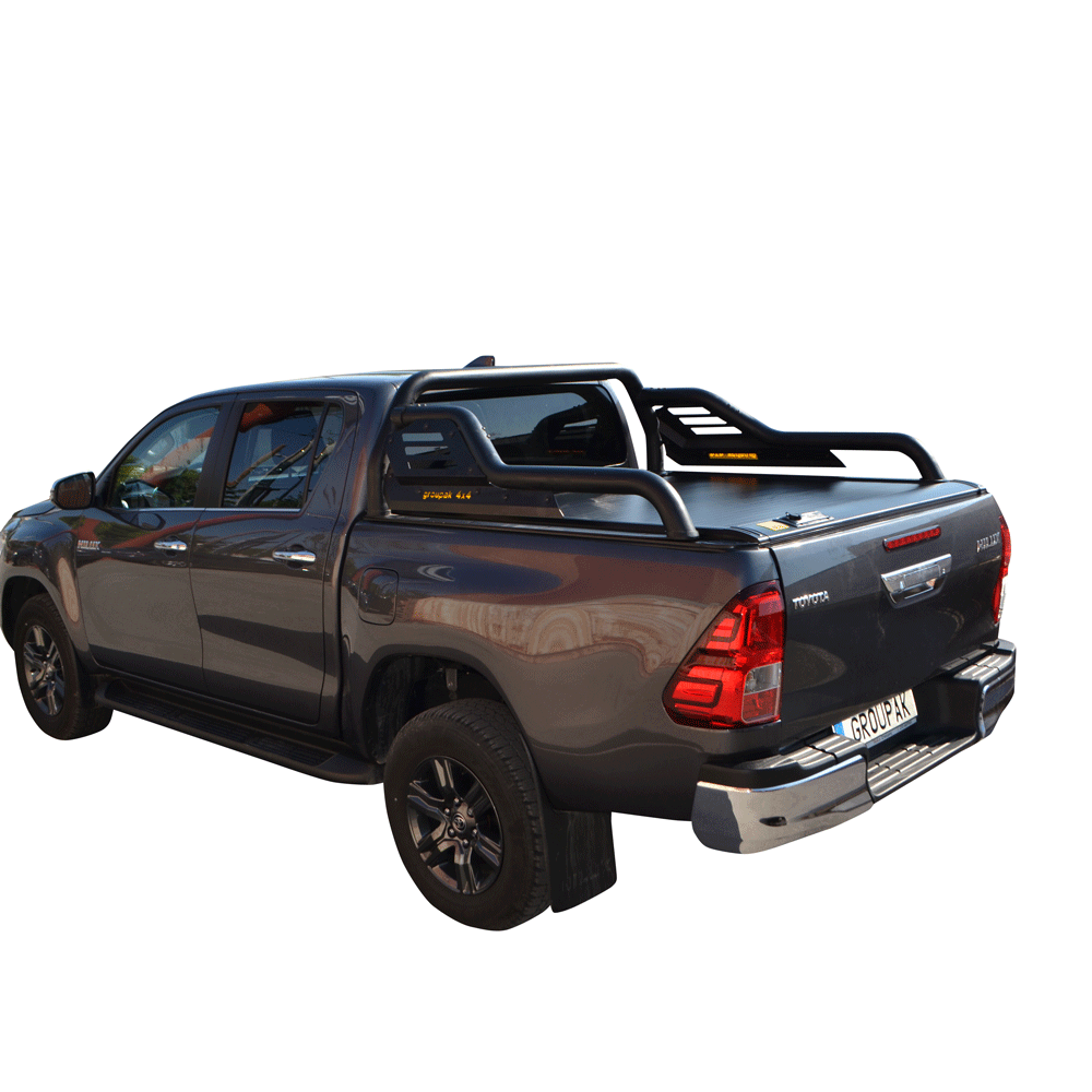 ΚΑΠΑΚΙ ΚΑΡΟΤΣΑΣ ΡΟΛΟ ΑΛΟΥΜΙΝΙΟΥ ΜΕ SPORT ROLL-BAR TEK 2 MAX 9080 ROLL+RB 424BL TOYOTA HILUX REVO 2016+ & HILUX 2021+ - Image 8