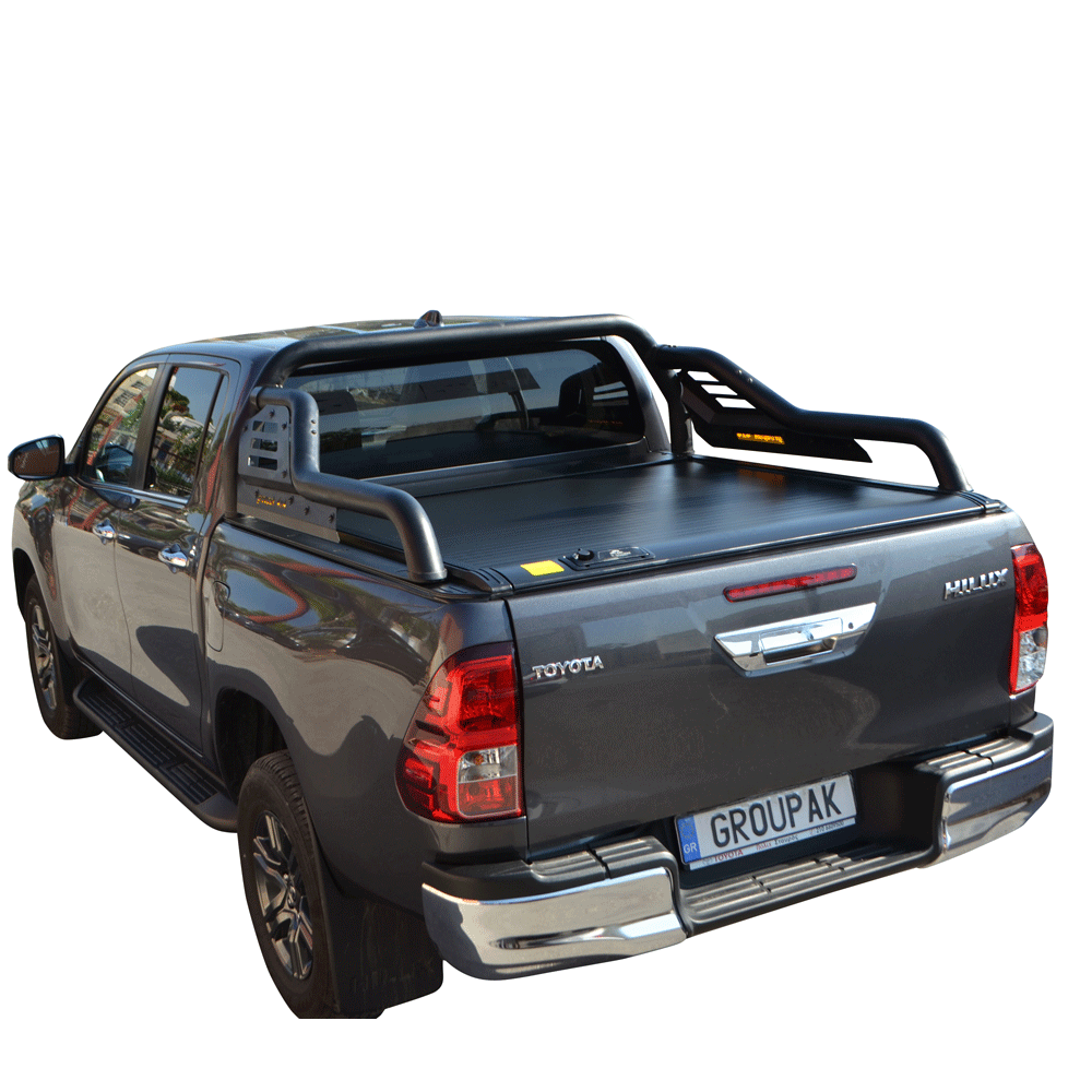 ΚΑΠΑΚΙ ΚΑΡΟΤΣΑΣ ΡΟΛΟ ΑΛΟΥΜΙΝΙΟΥ ΜΕ SPORT ROLL-BAR TEK 2 MAX 9080 ROLL+RB 424BL TOYOTA HILUX REVO 2016+ & HILUX 2021+ - Image 3