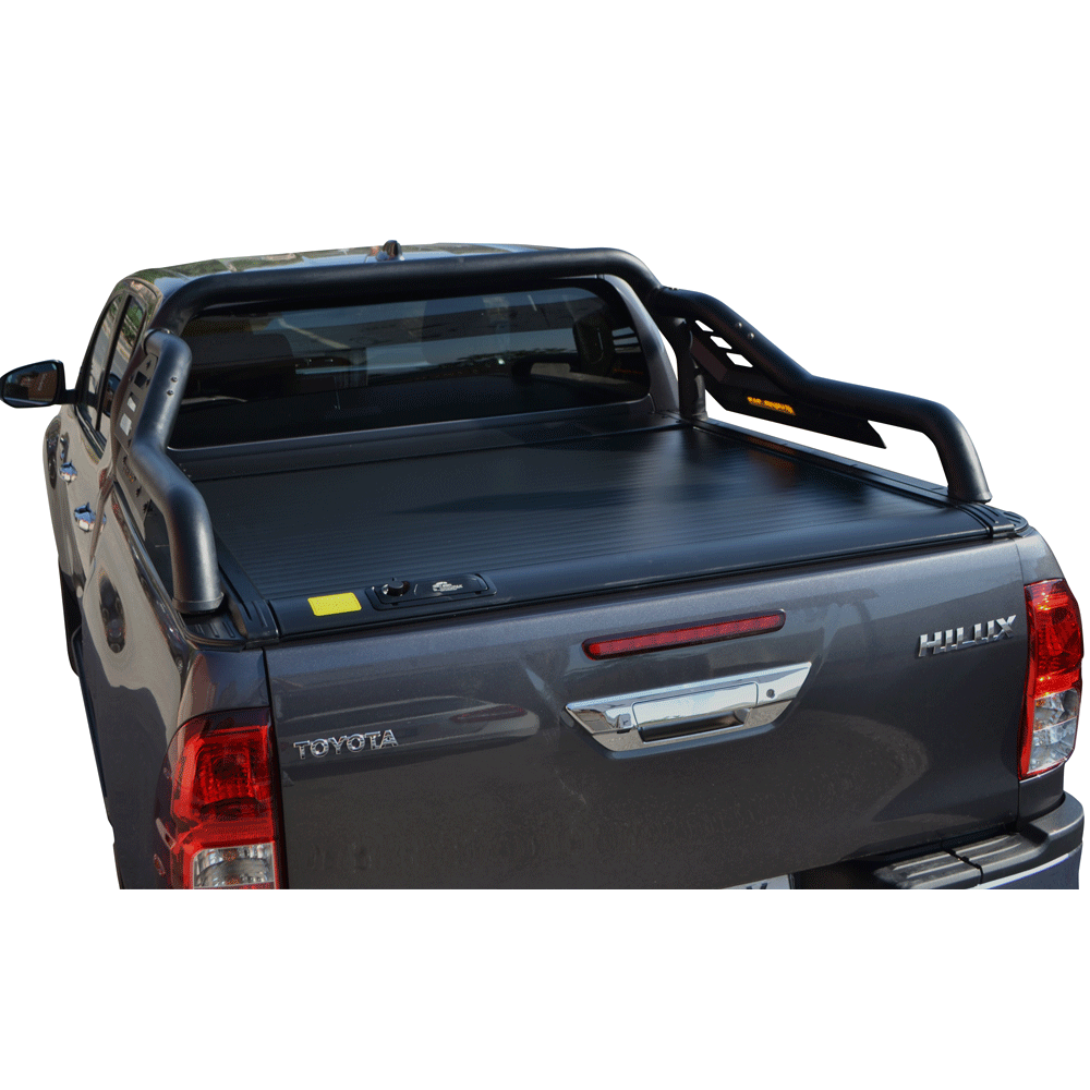 ΚΑΠΑΚΙ ΚΑΡΟΤΣΑΣ ΡΟΛΟ ΑΛΟΥΜΙΝΙΟΥ ΜΕ SPORT ROLL-BAR TEK 2 MAX 9080 ROLL+RB 424BL TOYOTA HILUX REVO 2016+ & HILUX 2021+ - Image 7