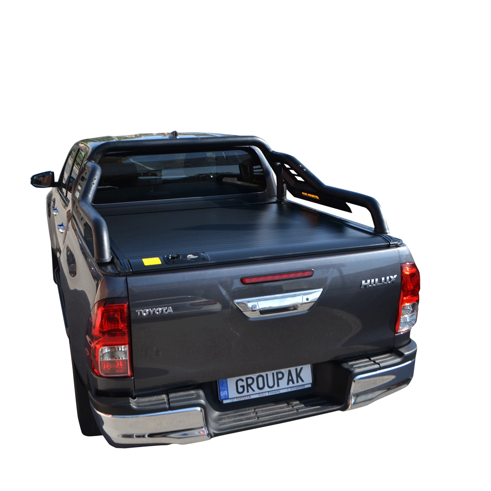 ΚΑΠΑΚΙ ΚΑΡΟΤΣΑΣ ΡΟΛΟ ΑΛΟΥΜΙΝΙΟΥ ΜΕ SPORT ROLL-BAR TEK 2 MAX 9080 ROLL+RB 424BL TOYOTA HILUX REVO 2016+ & HILUX 2021+ - Image 6
