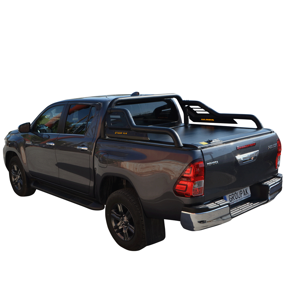 ΚΑΠΑΚΙ ΚΑΡΟΤΣΑΣ ΡΟΛΟ ΑΛΟΥΜΙΝΙΟΥ ΜΕ SPORT ROLL-BAR TEK 2 MAX 9080 ROLL+RB 424BL TOYOTA HILUX REVO 2016+ & HILUX 2021+ - Image 5