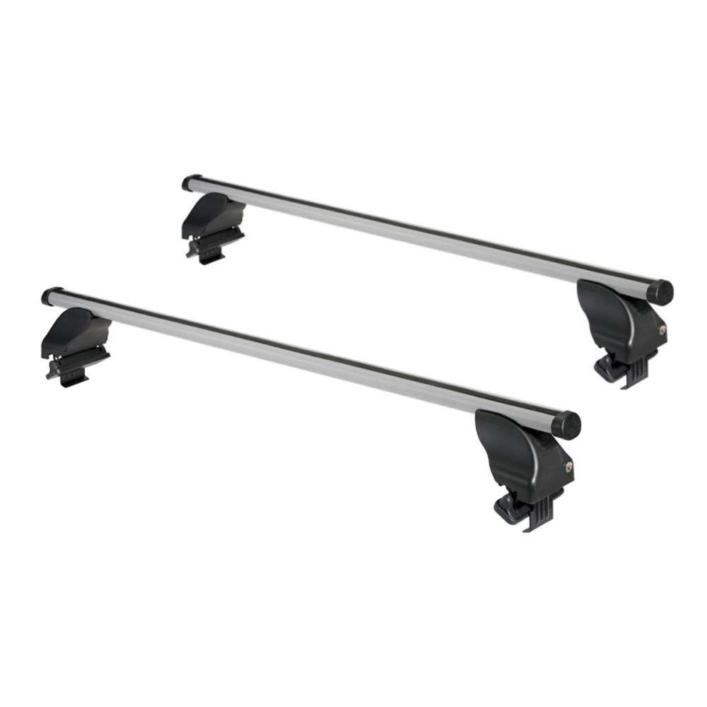 Σετ Μπάρες Οροφής Αλουμινίου με τα πόδια 130εκ για Mercedes E’ Class W211 4D 2002-2009 2τμχ Totus Cam